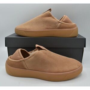 Ecco Women’s Slip-On Suede Mules in Camel